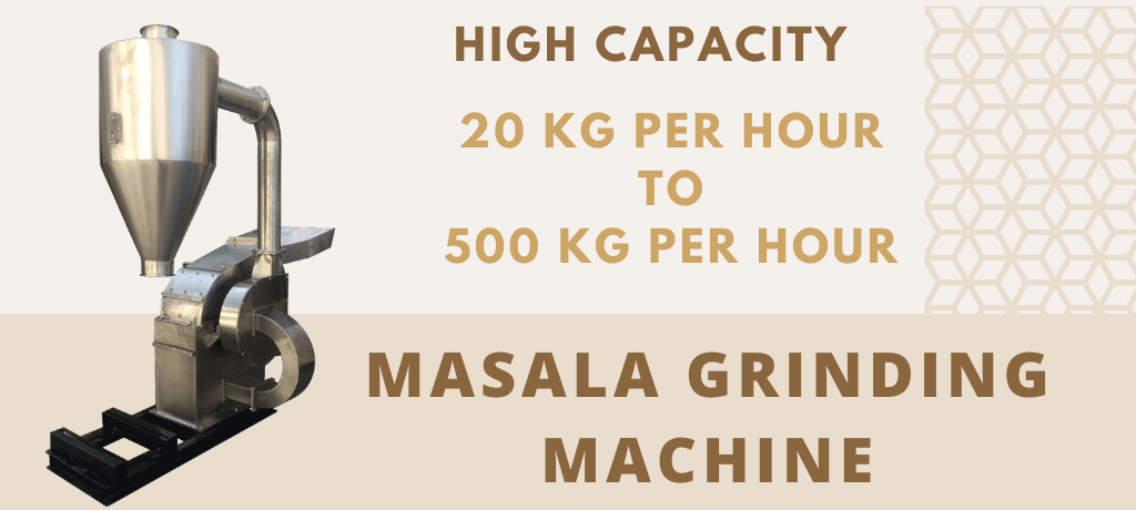 High Capacity Masala Grinder Machine - Commercial Spice Grinding Machine Suppliers & Manufacturers